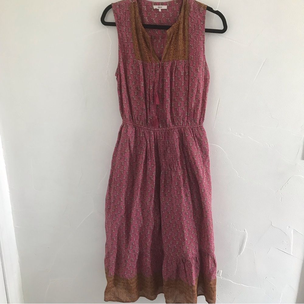 Othilia Anthropologie Amalia Sleeveless MIDI Dress